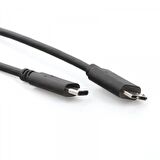 Dark DK-CB-U31L100MB 1 Mt USB 3.1 Type C to micro USB 3.0 Type B Erkek-Erkek Harddisk Data Kablosu