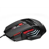 DARK Elite Force GM1000 USB Led Aydınlatmalı Gaming Optic Siyah Mouse DK-AC-GM1000