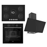 Ferre FRYART Serisi Airfry Pişirme Siyah Set (RS035 + XE63CS +D077 )