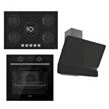 Ferre FRYART Serisi Airfry Pişirme Siyah Set (RS035 + XE63CS +D080 )