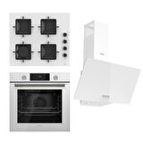 Ferre Flowart Ss Serisi Beyaz Set (ss206 + Qms63b +d087)