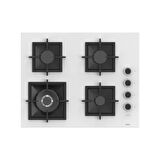 Ferre FLAMEART SC Serisi Beyaz Set (SC406-WFA + QXE62CB +D087 ) - 65 cm'lik Kare Döküm Izgara-WOK