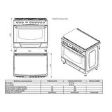 Gl General Desire GLF 9050RX Kuzine Inox Fırın 110 LT