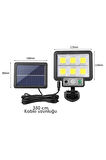 JX-F72 Solar Panelli Hareket Sensörlü Üç Modlu Duvar Lambası