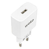 Ayt Weko Wk-21436 2.1 Amper Şarj Başlık Adaptörü Micro Usb Kablo Micro Şarj Cihazı 