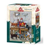 Art Hayvanlar 260 Parça Çocuk Puzzle