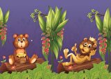 Art Hayvanlar 12+24 Parça Çocuk Puzzle