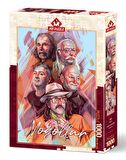 Art Portreler 1000 Parça Yetişkin Puzzle