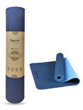 Gymo Ekolojik 6mm TPE Yoga Matı Pilates Minderi Mavi