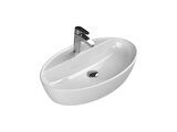 Cerastyle Turkuaz One Tezgah Üstü Lavabo 67*42 Cm (B Delıklı)