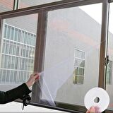 Forvet Tek Kanat Cırtlı Sineklik Pencere Seti 75x125 cm