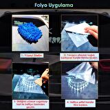 Craftidea® Monster Pencere Far Oto Siyah Tuning Sticker 20x30 cm Folyo Etiket Oto Sticker Araba Laptop Sticker