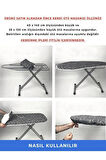 Ütü Masası Kılıfı Örtüsü Bezi Geometrik Desenli İnce Süngerli Ayarlanabilir 45x135 cm