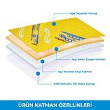 Magic Lady Tekli Sarı Isıya Dayanıklı Fırın Eldiveni 30x20 cm