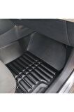 Range Rover Long Wheel Base 2013-2022 Siyah Havuzlu Dikişsiz (press) Deri Paspas