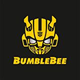 Craftidea® BumbleBee Sarı Gümüş Tuning Sticker 45x50 cm Folyo Etiket Oto Sticker Araba Buzdolabı Sticker