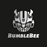 Craftidea® BumbleBee Gümüş Krom Tuning Sticker 45x50 cm Folyo Etiket Oto Sticker Araba Buzdolabı Sticker