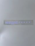 Craftidea® Wanted Sticker 14x2 cm Etiket Laptop Ayna Oto Sticker Araba Buzdolabı Sticker Beyaz