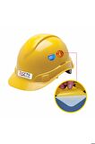 İş Güvenliği Baret Etiketi Seti Su Geçirmez Pvc Folyo Etiket 3x3 cm 25'li Takım