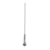 Yaylı Elektronik Cam Radyo Anteni 48 cm Siyah