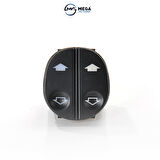 Mega Oto Market Çiftli Cam Düğmesi Anahtarı Transit V184 2006- Sonrası ile uyumlu