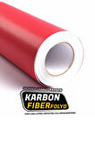 Mega Oto Market  Kırmızı Karbon Folyo 10x100 cm
