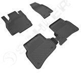 Mega Oto Market 4.5D Havuzlu Oto Paspas Siyah Renk Volkswagen Taigo Araç 2021 ve Üstü ile Uyumlu