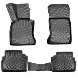 Rizline 3D Oto Paspas Siyah Renk BMW 7 Serisi F01 2008 - 2015 ile uyumlu