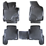 Rizline 3D Oto Paspas Siyah Renk Kia Sorento 2010 - 2015 ile uyumlu