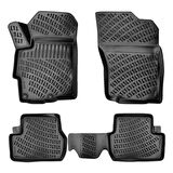 Rizline 3D Oto Paspas Siyah Renk Mitsubishi Lancer 2008 - Sonrası ile uyumlu