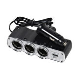 Kablolu 12V Çakmaklık Çoğaltıcı ve 5V Usb Soket Çoğaltıcı PMX-1233