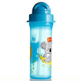 baby plus 300 cc Mavi Desenli Pipetli Bebek Matara