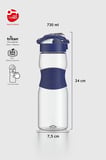 Renga Saga Silikon Detaylı 730 ml Tritan Matara 911033 Mavi