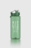 Renga Saga Loop Yazı Desenli 1000 ml Tritan Matara 912138 Yeşil
