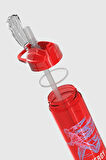 Renga Falcon Spor Desenli 630 ml Pipetli Tritan Matara 912016 Kırmızı