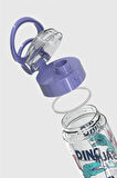 Renga Atlas Love Desen 500 ml Tritan Çocuk Matara 912112 Mor
