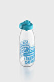 Renga Ufo Stop Dreaming Desen 500 ml Cam Şişe 182031 Turkuaz