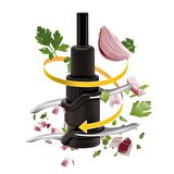 Tefal Masterchop Powelix Maxi XXL 500 W 4 Bıçaklı Doğrayıcı Kırmızı