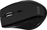 Inca IWM-500GL 2.4GHz 1600Dpi Laser Wireless Nano Alıcılı Siyah Mouse