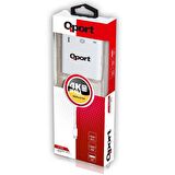 QPORT Q-TH03 TYPE C=>HDMI 4K+USB3.0+TYPE C(F) 4K Ç (Q-TH03)