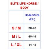 Elite Life 876 Kadın İp Askılı Slip Body Toparlayıcı Bayan Korse