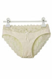 Kadın Dantel Külot Pamuklu Renkli Güpürlü Bikini Yumuşak