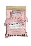 Yenidoğan Kız Bebek Nevresim Takımı 3D Pamuklu Good Night