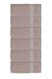 6 lı %100 Pamuk Mutfak Havlusu Takımı 30X30 Cm Düz Renk
