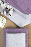 4 lü Banyo Havlusu Takımı Soft Büyük Havlulu Pamuklu Havlu Seti 90X150 Cm Beyaz