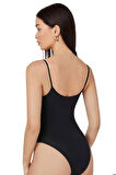 Kadın Modal Spagetti Askılı Kancalı  Bodysuit Tops Atlet Belinay0860
