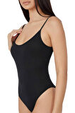 Kadın Modal Spagetti Askılı Kancalı  Bodysuit Tops Atlet Belinay0860