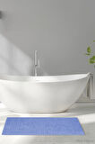 2 li Ayak İzli Banyo Ayak Havlusu %100 Pamuklu Renkli 50X70 Cm Menom