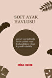 Mira Home Ayak İzli Banyo Havlusu % 100 Pamuk Yumuşak Ayak Havlusu 50x70 Cm