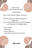 3 lü Renkli El Yüz Havlu Seti %100 Pamuklu Natural Harmony